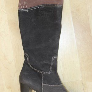European Womens Designer Top Quality Black Boots